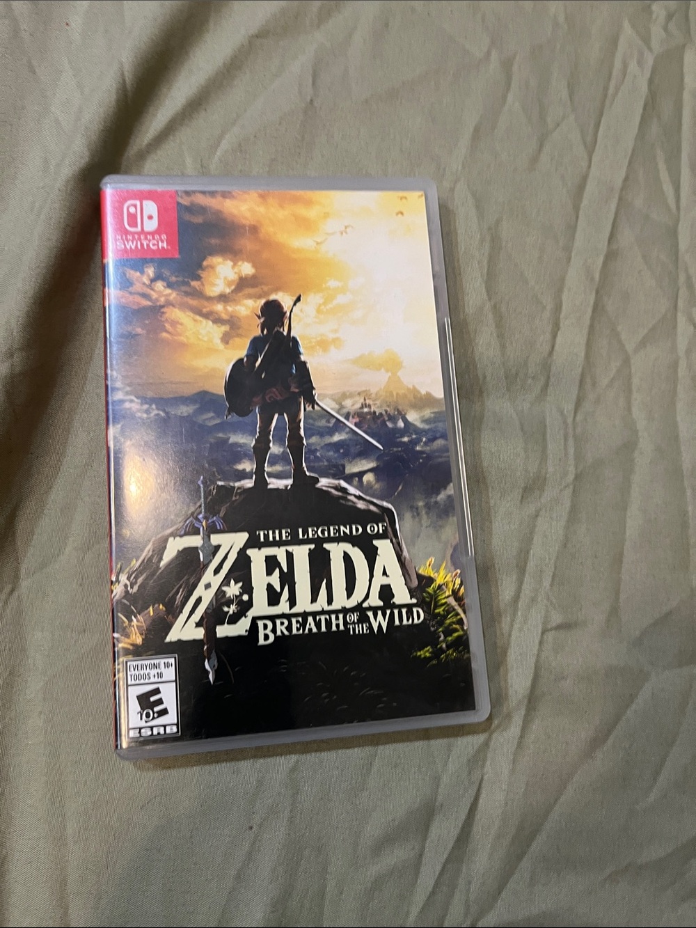Nintendo Breath of the Wild - Black, Yellow, Blue Game Case
